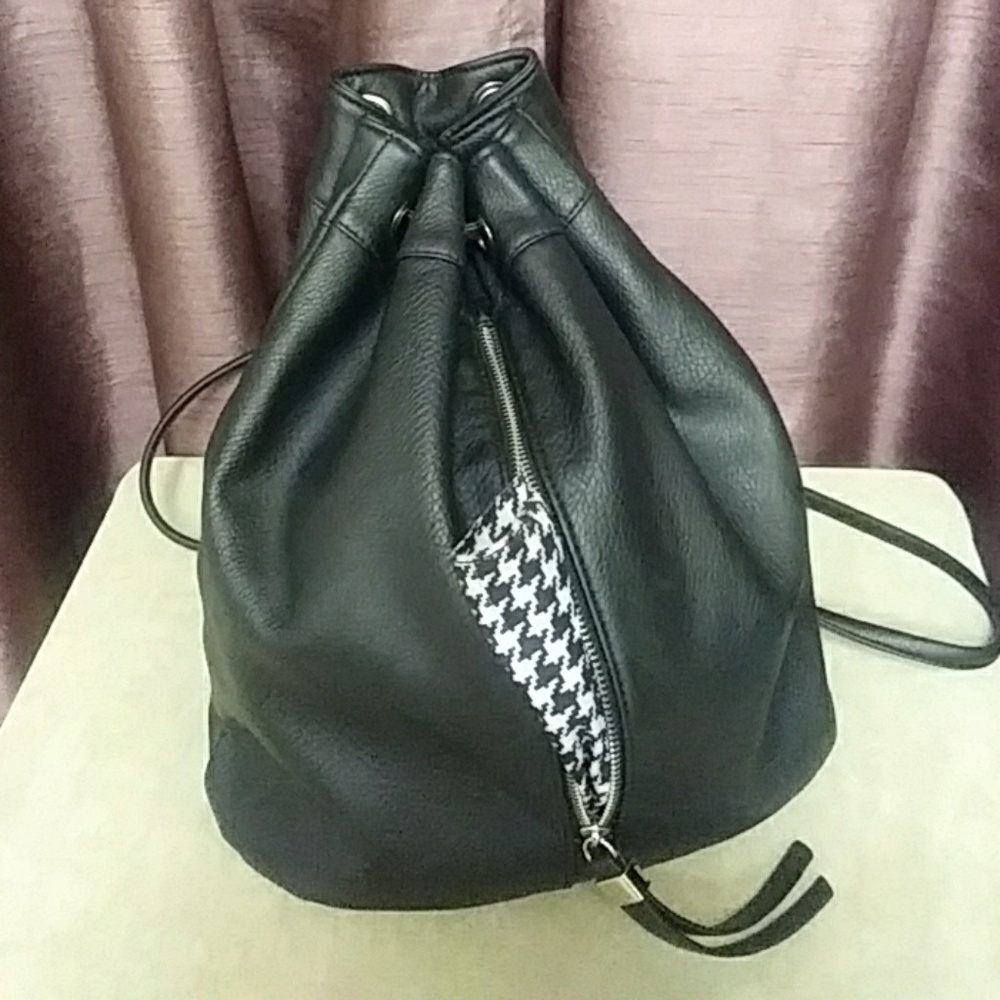 Black Backpack Purse